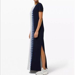 lululemon LA Relaxed Short Sleeve Split Tie Dye Maxi Dress